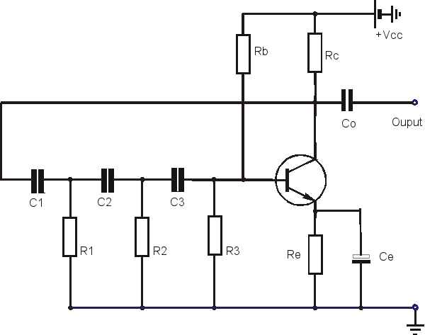 Phase shift oscillator