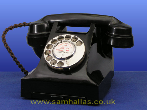 REPLACEMENT  BELL ON CALL EX BELL OFF LABEL FOR GPO BAKELITE 300 SERIES PHONES 