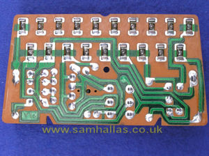 Fig 16: The circuit board track side