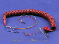Curly handset cord