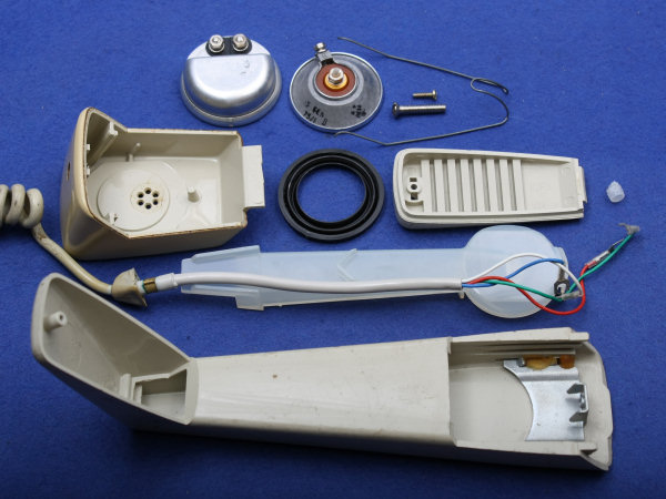 The handset component parts