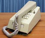Trimphone with pushbuttons - white