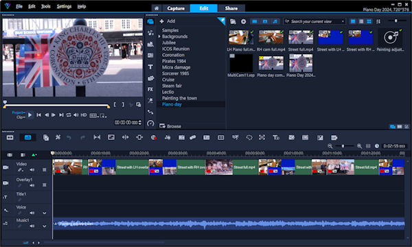 Video editor screen
