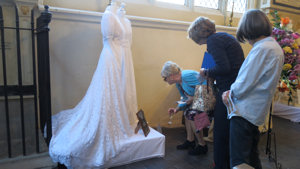 Looking at dress Looking at dress