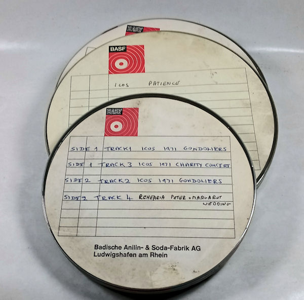 Gondoliers and Patience Tapes
