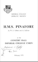 Pinafore 1970