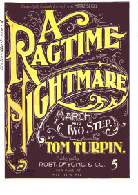 A ragtime nightmare cover