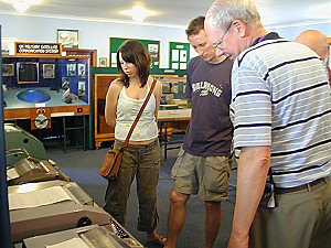 Showing visitors round