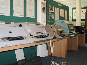 Teleprinter display