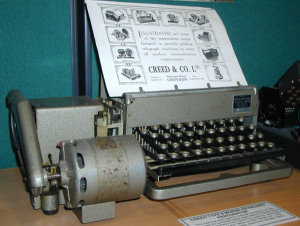 Morse keyboard perforator