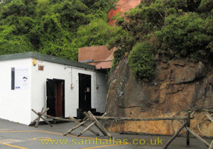 Entrance to tunnels