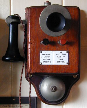 Two-button telephone