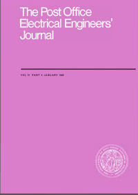 Post Office Electrical Engineers' Journal