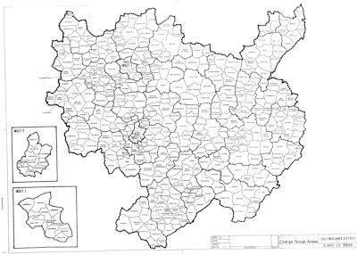 E. Midlands area map
