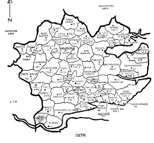 Sam s Telecomms Documents Repository Post Office Exchange Boundary Maps