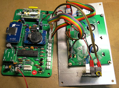 Board and front panel